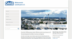 Desktop Screenshot of dmb-mieterverein-leverkusen.de